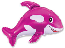 И Дружелюбный кит (фуксия) / Friendly Whale 35"/81*89 см