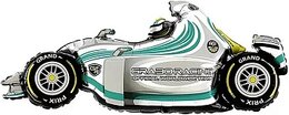 F Гоночный автомобиль, Формула 1, Серый 43''/109 см