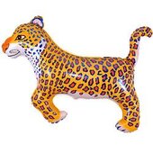 И Леопард (синий) / Leopard 36"/76*91 см