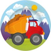 Тарелки Спецтехника 18см, 6шт