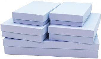 Набор коробок Светло-голубой, 25*35*6 см, 5 шт.