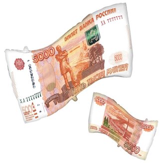 К 26'/67 см Денежная купюра 5000 РУБЛЕЙ