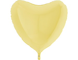 Г СЕРДЦЕ 36" Пастель Matte Yellow