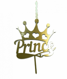 Свеча-Топпер "Prince" золото