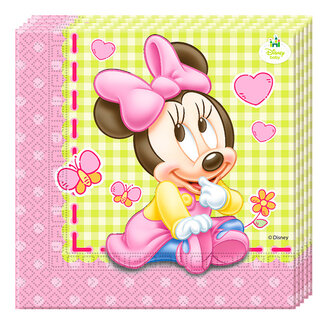 Pc 33см X 33см Салфетки "Малышка Минни" / Baby Minnie 20шт