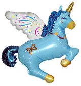 И Единорог (синий) / Unicorn 44"/112*107 см