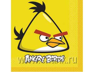 Салфетка Angry Birds 33см 16шт/А