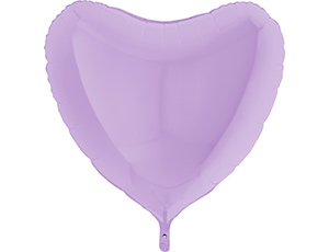 Г СЕРДЦЕ 36" Пастель Matte Lilac