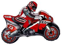 И Мотоцикл (красный) / Motor bike 31"/69*79 см