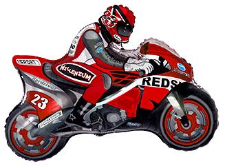 И Мотоцикл (красный) / Motor bike 31&quot;/69*79 см