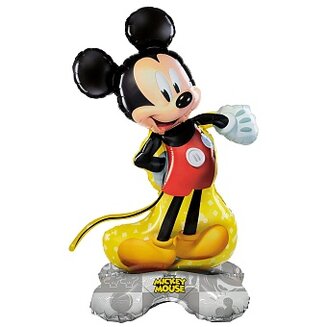 К Шар 3D (23''/58 см) Фигура на подставке, Микки Маус
