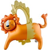 К Шар 3D (39''/99 см) Фигура,  Цирк, Смелый лев