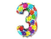 Г ЦИФРА "3" 40" Шары