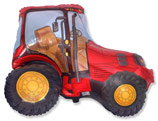 И Трактор (красный) / Tractor 37"/74*94 см