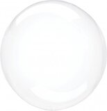Мини-сфера (9''/23 см), Deco Bubble, Прозрачный, Кристалл