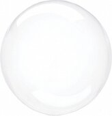 Сфера (18''/46 см), Deco Bubble, Прозрачный, Кристалл