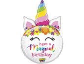 B 33&amp;quot;/84 см HAVE MAGICAL BIRTHDAY Единорог