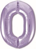 Ag 40''/102 см Цифра "0" Сиреневый