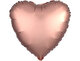 A 18 Сердце Сатин Rose Copper