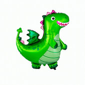 И Динозаврик зеленый / DRAGON GREEN 36&amp;quot;/92 cм