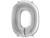 Г ЦИФРА 0  26" Silver