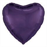 Ag 30 Сердце Темно-фиолетовый