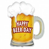 И Счастливого дня рождения / Beer 27&amp;quot;/68*65 см