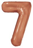 И 40"/102 см Цифра "7" Slim, Бронза, Металлик