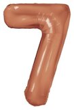 И 40"/102 см Цифра "7" Slim, Бронза, Металлик