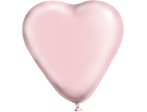 Сердце 10" Пастель Розовое /Ит 50шт