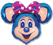 И Супер Лолли Маус (синий) / Lolly Mouse Super 37&quot;/76*94 см