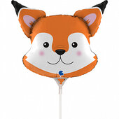 Г 14" Лиса голова мини / Fox Head mini