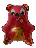 И Медвежонок с мёдом (фуксия) / Bear 22"/56*48 см