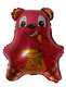 И Медвежонок с мёдом (фуксия) / Bear 22"/56*48 см
