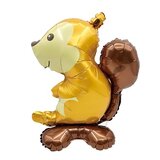 К Шар 3D (21''/53 см) Фигура на подставке, Лесная Белка