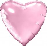 Ag 18 Сердце Нежно-Розовый