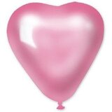 Сердце 16" Металлик Розовое /Ит