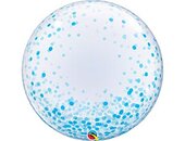 Q BUBBLE DECO 24&amp;quot; Конфетти голубое