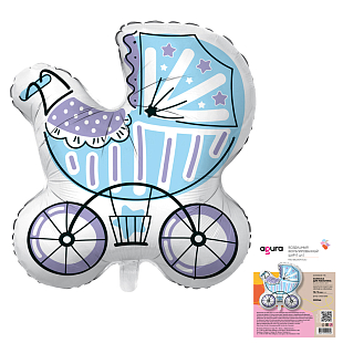 Ag Фигура Коляска для мальчика, 29&quot;/70*74 см