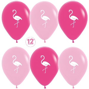 S 12&quot; Фламинго, Фуше (012)/Розовый (009), пастель, 2 ст, 50 шт. 143637
