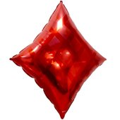 F Карточная масть: бубны, Красный 24''/61 см