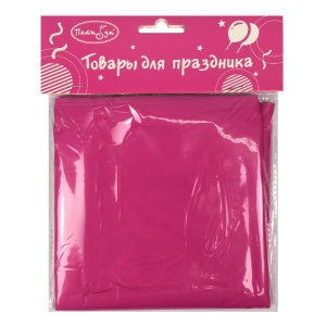 Y 121см X 183см Скатерть полиэтиленовая Hot Pink