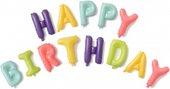 F 16''/41 см Мини-Надпись &quot;Happy Birthday&quot;, Макарунс, Ассорти