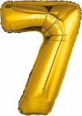 Ag 32''/81 см Цифра "7" Золото