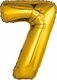 Ag 32''/81 см Цифра "7" Золото