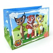 Пакет подарочный "Лео и Тиг"  / 29*21*15см