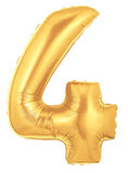 B 14" Цифра "4" / Four GOLD/Золото
