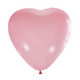 M 15"/38см Сердце Пастель PINK 50шт
