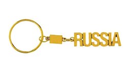 Брелок "Russia", Золотая серия