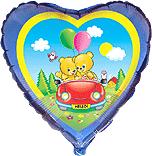 И 18 Сердце  Мишки в машине / Bear Car 201574